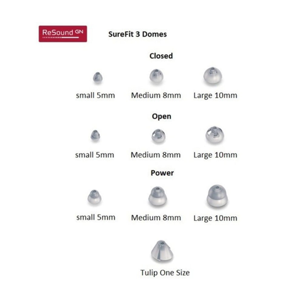 GN ReSound Hearing Aid Domes