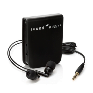 This is world's smallest noise machine introduced by Oasis with wired earphones.