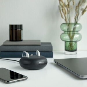 thumbnail image 2 of Oticon Desktop Charger 1.0 MiniRite R – Lightly Used With Power Cable & Adapter 2 of 6