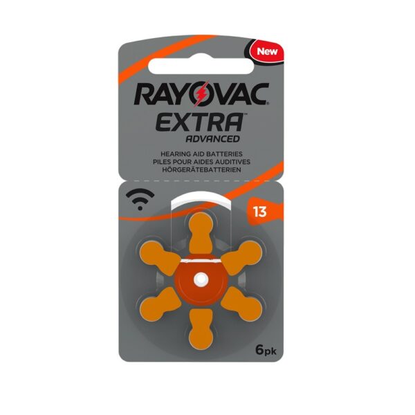 RAYOVAC Extra Hearing Aid Batteries Size 13 Box of 10 - Image 2