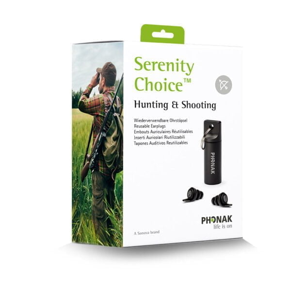 Phonak Serenity Choice™ Hunting & Shooting - Reusable Earplugs