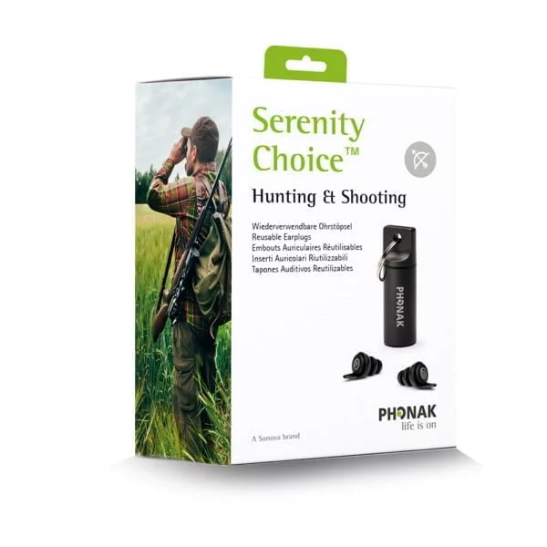 Phonak Serenity Choice™ Hunting & Shooting - Reusable Earplugs