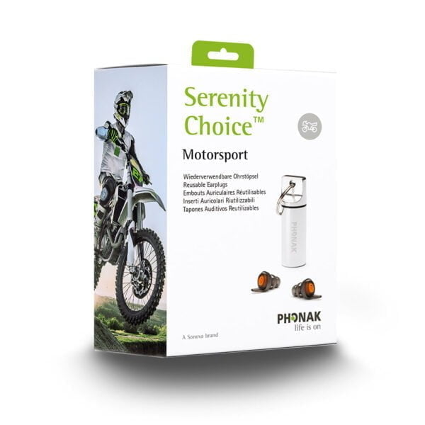 Phonak Serenity Choice™ Motorsport - Reusable Earplugs
