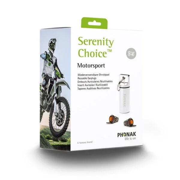 Phonak Serenity Choice™ Motorsport - Reusable Earplugs