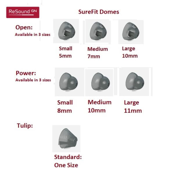 GN ReSound SureFit Hearing Aid Domes - Image 2