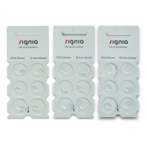 Signia Click Hearing Aid Domes – Connexxx, Specsavers Advance, AudioService