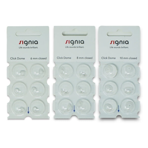 Signia Click Hearing Aid Domes - Connexxx, Specsavers Advance, AudioService - Image 3