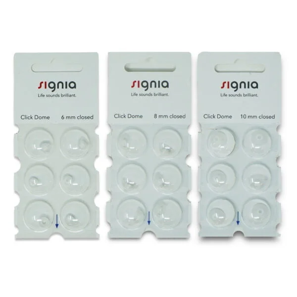 Signia Click Hearing Aid Domes - Connexxx, Specsavers Advance, AudioService - Image 3