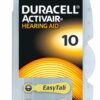 Duracell EasyTab/Activair Type 10 Hearing Aid Batteries Zinc Air Box of 10 - Image 3