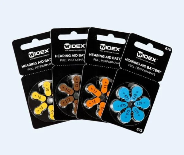 Widex Hearing Aid Batteries - Size 675 (Pack of 6)