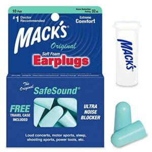 Mack’s Original Soft Earplugs – 10 Pairs