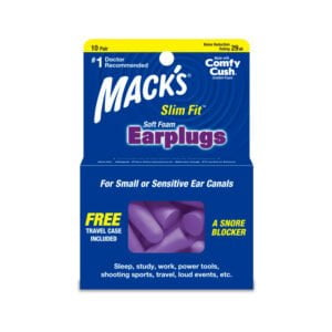 MACK’S Slim Fit Soft Foam Earplugs 10 Pairs